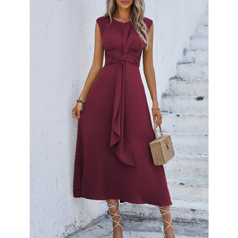Amelia | Waist-Tied Midi Dress