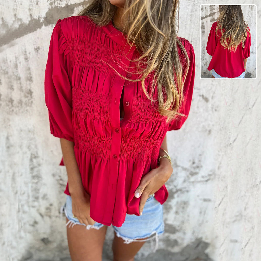 Isabella | Textured Blouse