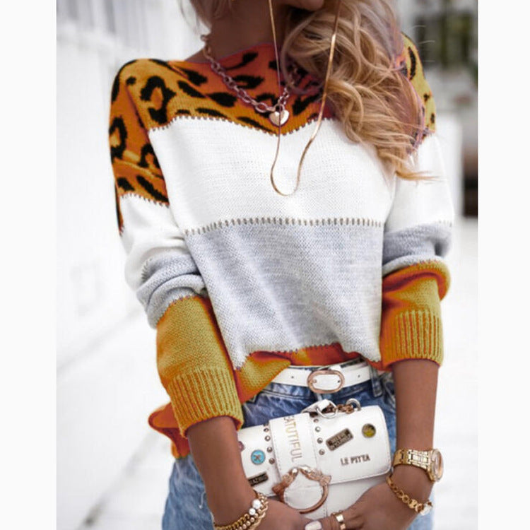 Luna | Leopard Knit Sweater