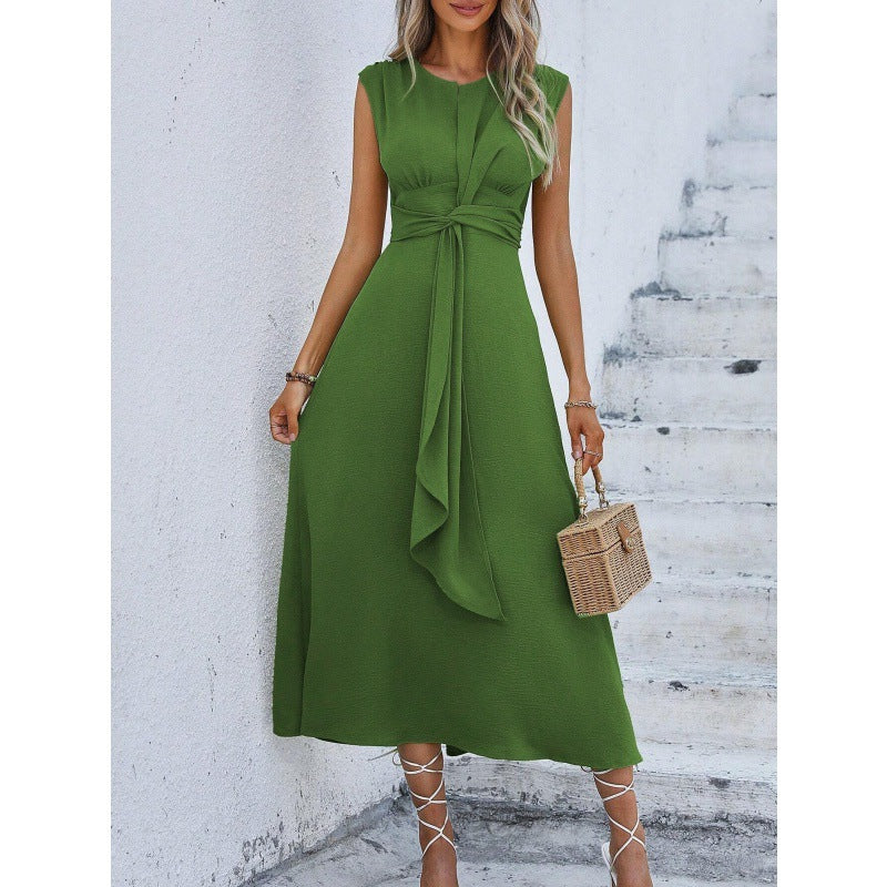 Amelia | Waist-Tied Midi Dress
