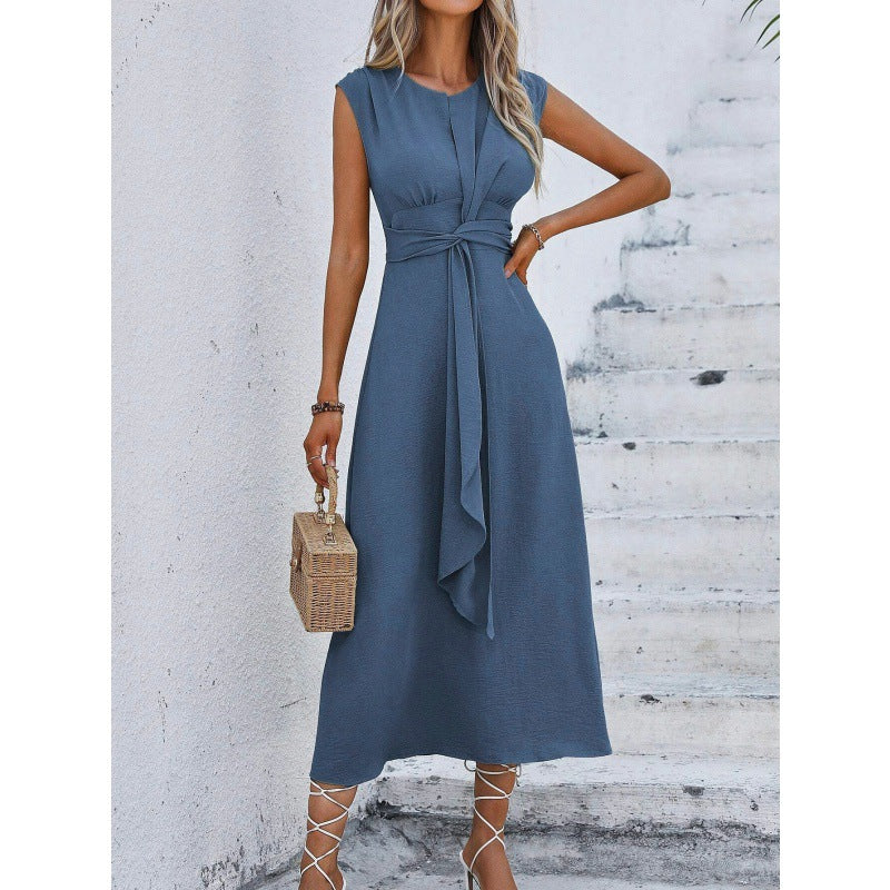 Amelia | Waist-Tied Midi Dress