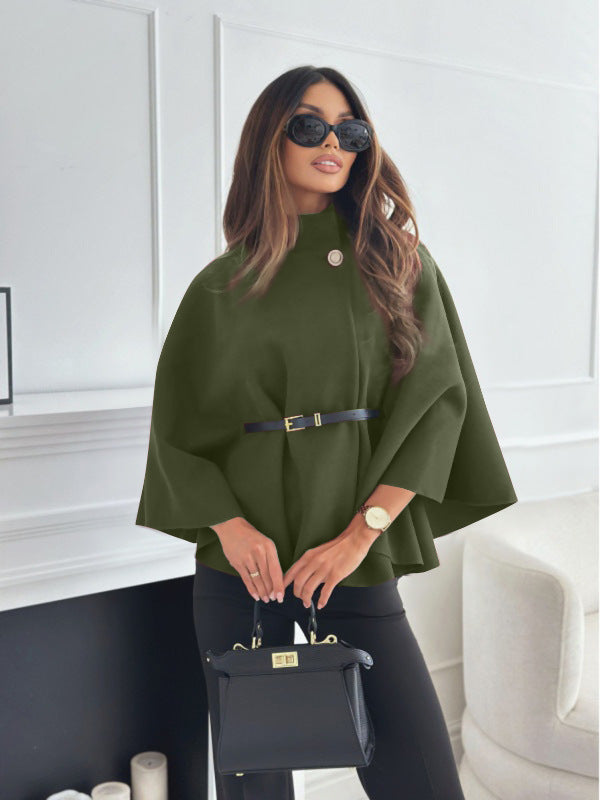 Hannah | Belted Cloak Jacket