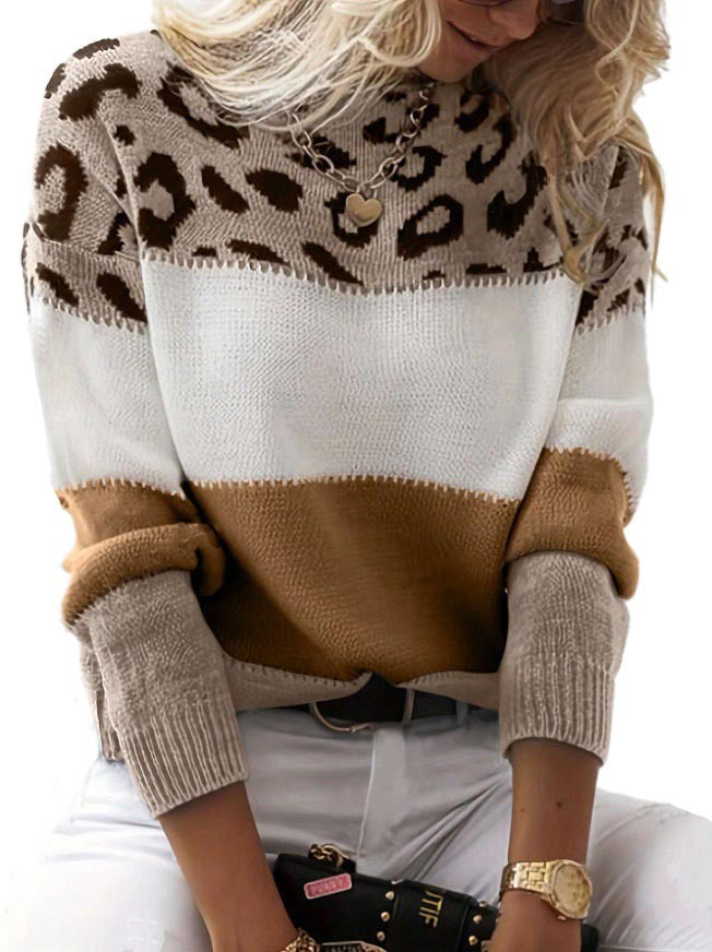 Luna | Leopard Knit Sweater