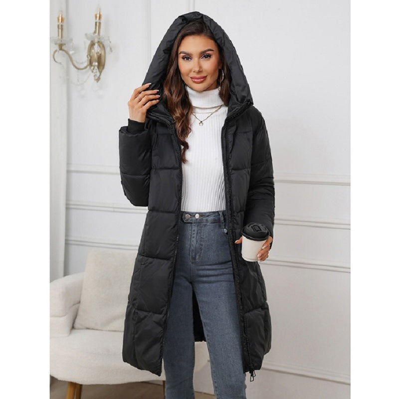 Eleanor | Hooded Mid-Length Jacket