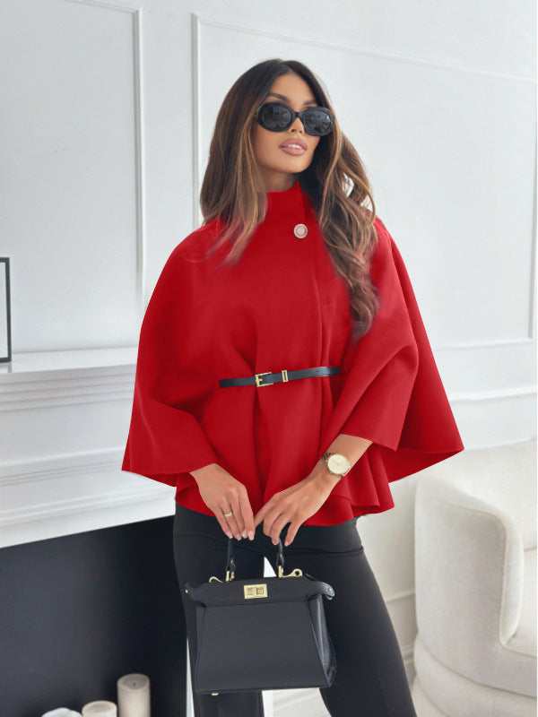 Hannah | Belted Cloak Jacket