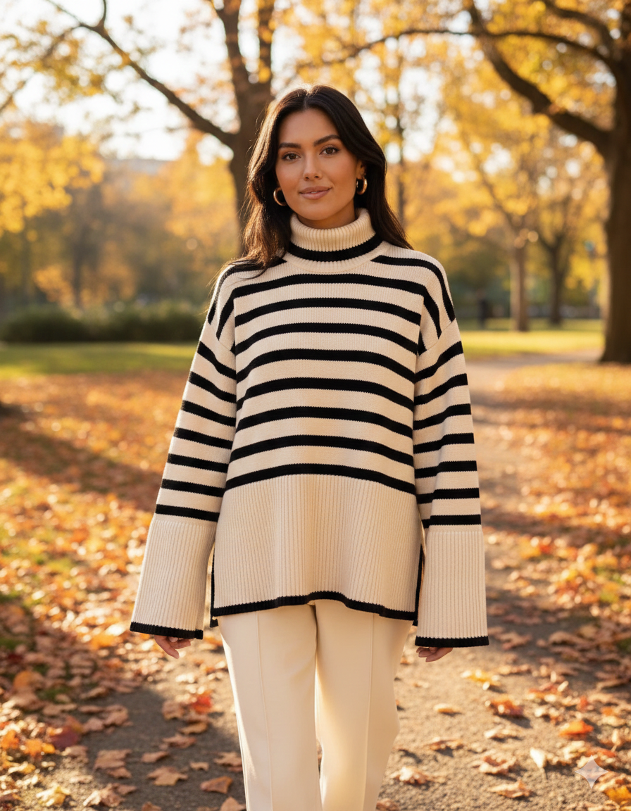 Emily | Casual Striped Sweater
