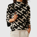 Sophia | Geometric Knit Sweater