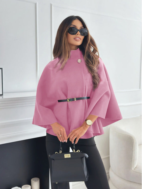 Hannah | Belted Cloak Jacket