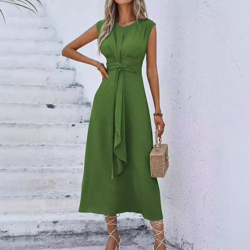 Amelia | Waist-Tied Midi Dress