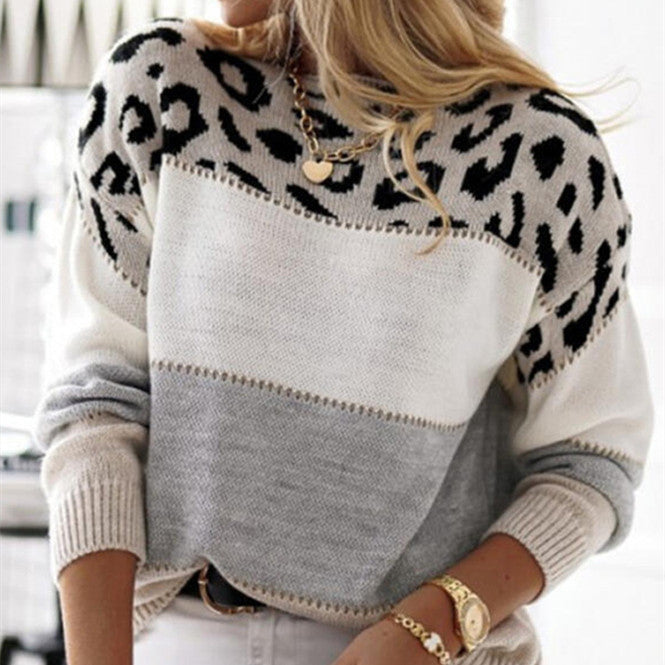 Luna | Leopard Knit Sweater