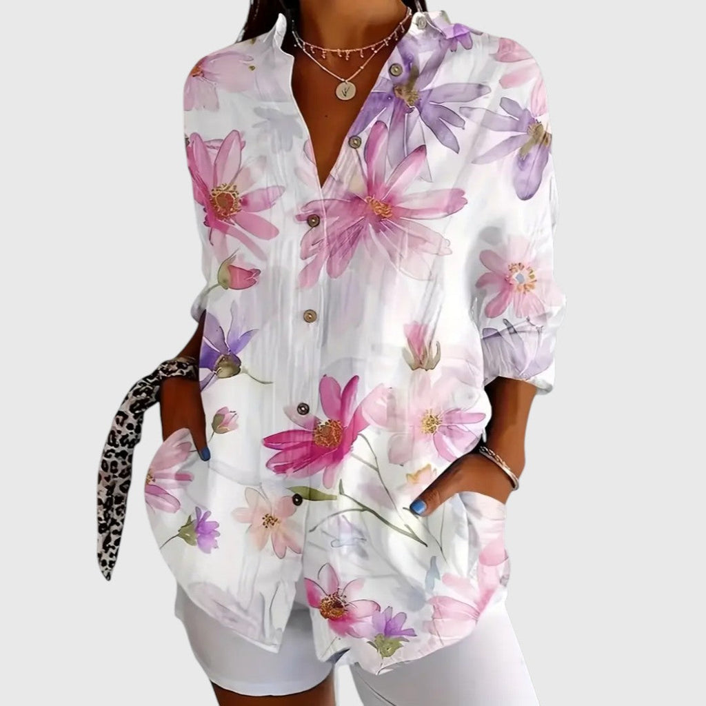 Audrey - Floral Blouse