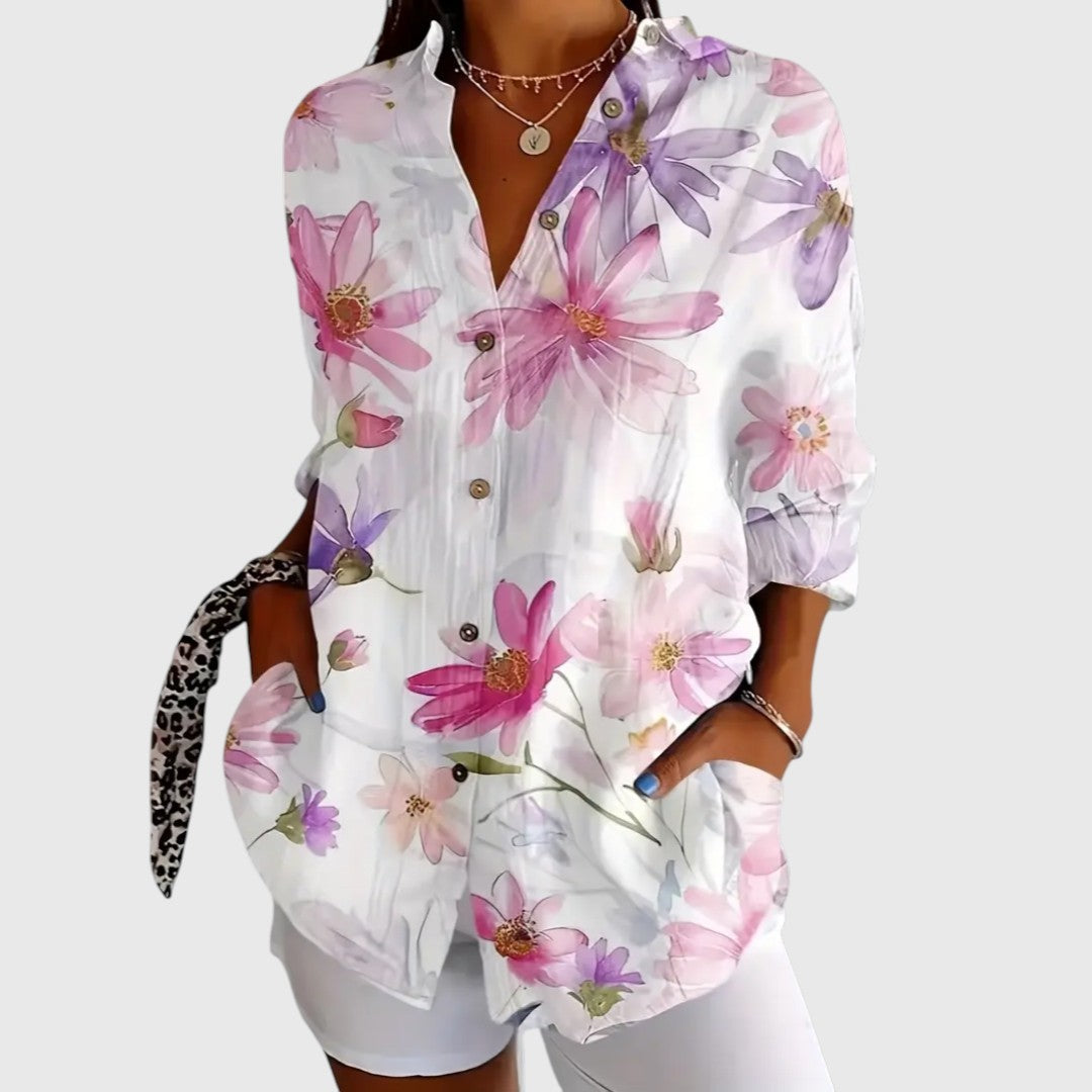 Audrey - Floral Blouse