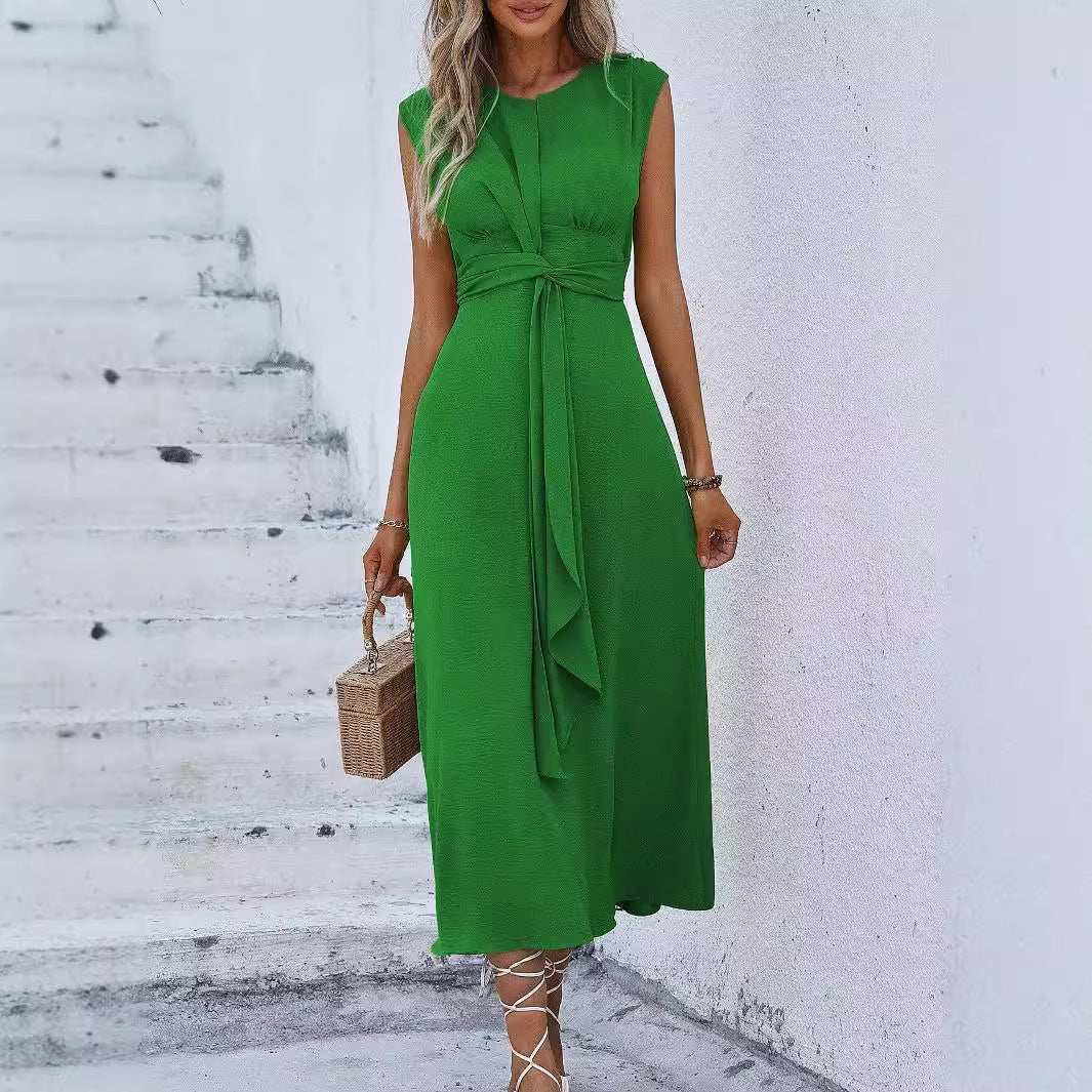 Amelia | Waist-Tied Midi Dress