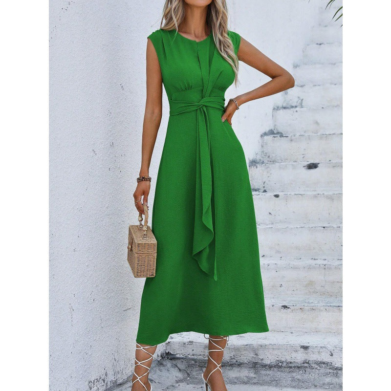 Amelia | Waist-Tied Midi Dress