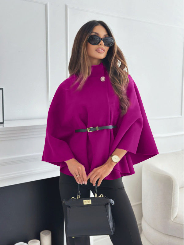Hannah | Belted Cloak Jacket