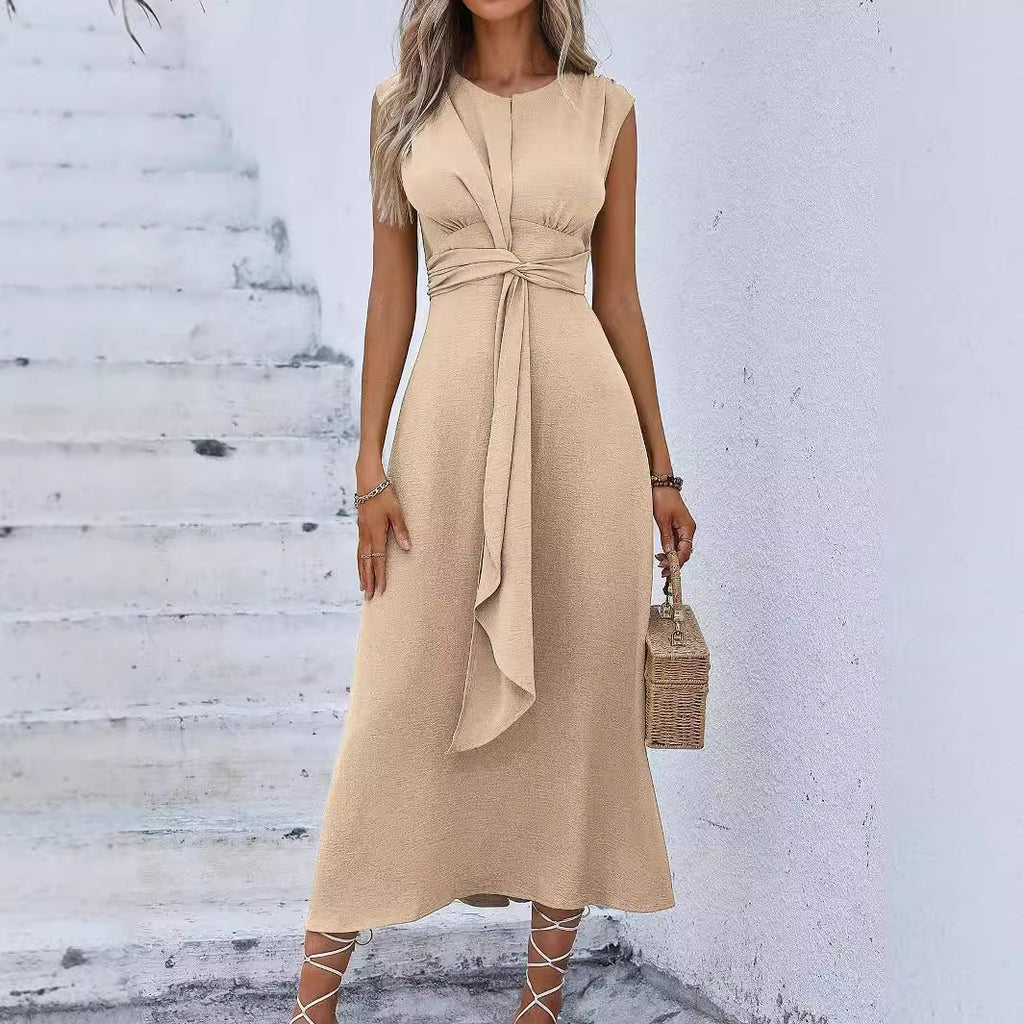 Amelia | Waist-Tied Midi Dress