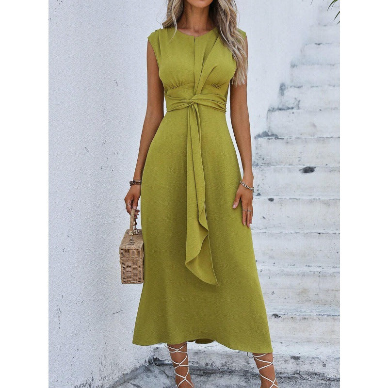 Amelia | Waist-Tied Midi Dress