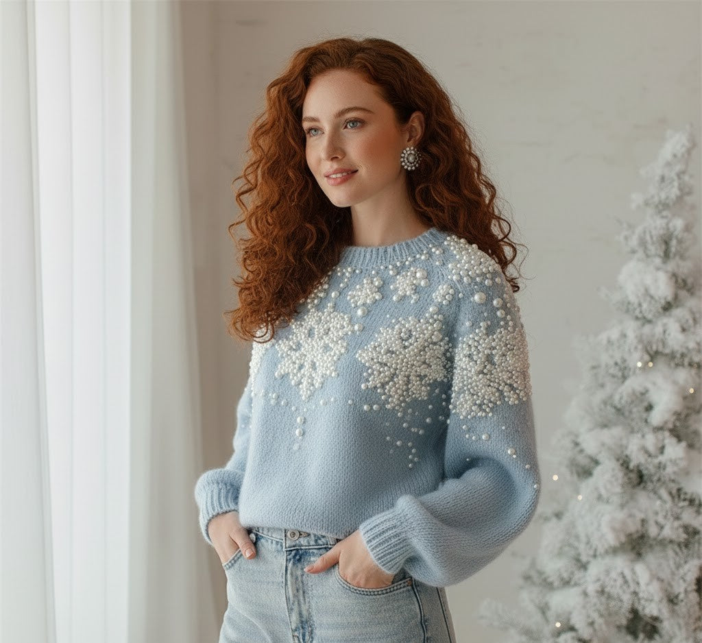 Elena | Winter Knit Sweater